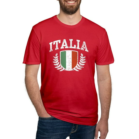 CafePress - Italia Men's Fitted T Shirt (Dark) - Men's Fitted T-Shirt