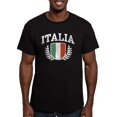 thumbnail image 1 of CafePress - Italia Men's Fitted T Shirt (Dark) - Men's Fitted T-Shirt, 1 of 4