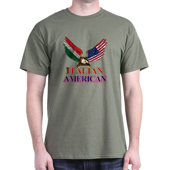 CafePress - Italian American Dark T Shirt - Men's Classic Graphic Cotton T-Shirt