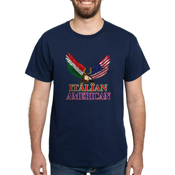 CafePress - Italian American Dark T Shirt - Men's Classic Graphic Cotton T-Shirt