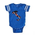 thumbnail image 1 of CafePress - Italian American Flag - Cute Infant Baby Football Bodysuit, 1 of 3