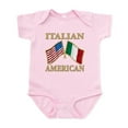 thumbnail image 1 of CafePress - Italian American Pride Infant Bodysuit - Baby Light Bodysuit, Size Newborn - 24 Months, 1 of 4