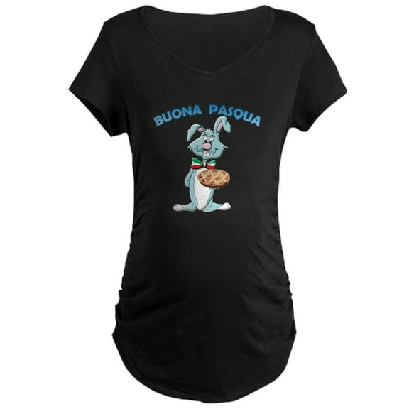 CafePress - Italian Easter Bunny Maternity Dark T Shirt - Maternity Dark T-Shirt