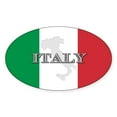 thumbnail image 1 of CafePress - Italian Flag Extra Oval Sticker - Sticker (Oval), 1 of 1