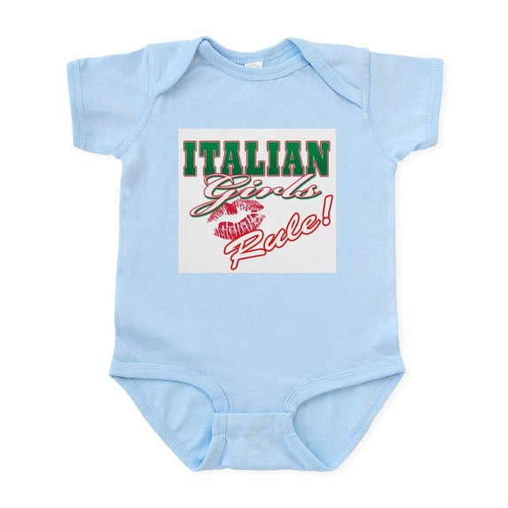 CafePress - Italian Girls Rule Infant Bodysuit - Baby Light Bodysuit, Size Newborn - 24 Months