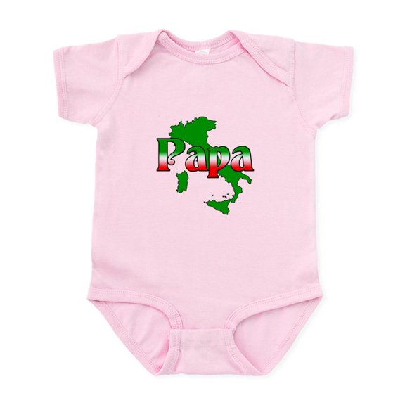 CafePress - Italian Papa Infant Bodysuit - Baby Light Bodysuit, Size Newborn - 24 Months