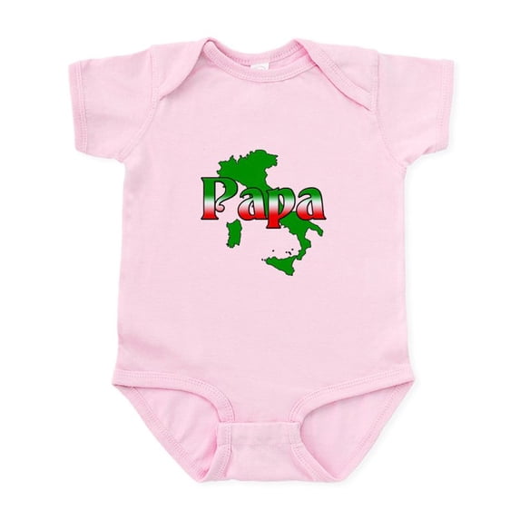 CafePress - Italian Papa Infant Bodysuit - Baby Light Bodysuit, Size Newborn - 24 Months