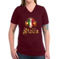 thumbnail image 1 of CafePress - Italian Pride Women's V Neck Dark T Shirt - Women's V-Neck Dark T-Shirt, 1 of 1