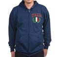 thumbnail image 1 of CafePress - Italian Pride Zip Hoodie (Dark) - Zip Hoodie, Classic Hooded Sweatshirt with Metal Zipper, 1 of 4