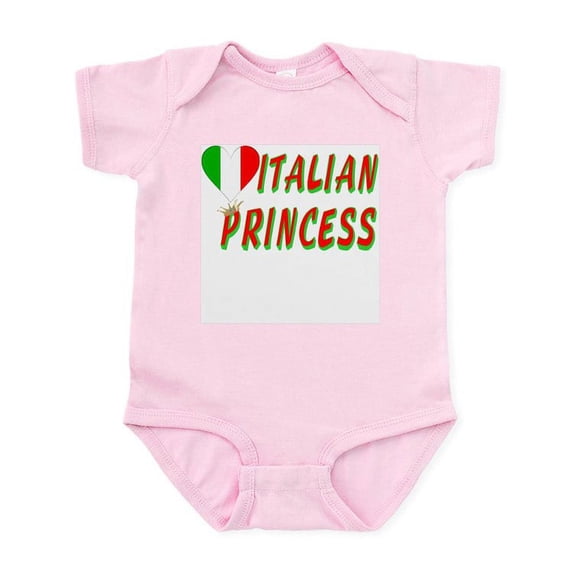 CafePress - Italian Princess Infant Bodysuit - Baby Light Bodysuit, Size Newborn - 24 Months