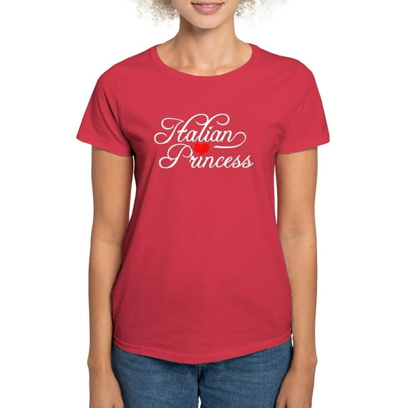 CafePress - Italian Princess Women's Dark T Shirt - Women's Traditional Fit Dark T-Shirt