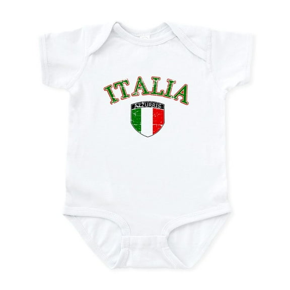 CafePress - Italian Soccer Infant Bodysuit - Baby Light Bodysuit, Size Newborn - 24 Months