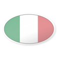 thumbnail image 1 of CafePress - Italian Stickers Oval Sticker - Sticker (Oval), 1 of 1