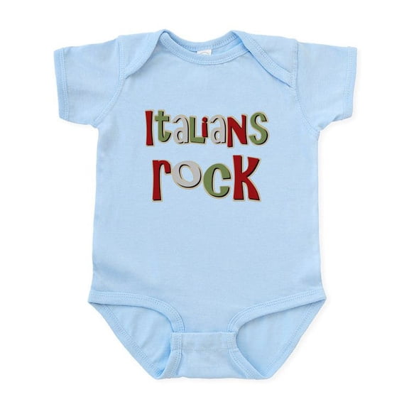 CafePress - Italians Rock Italy Souvenir Infant Bodysuit - Baby Light Bodysuit, Size Newborn - 24 Months