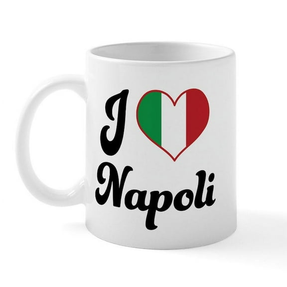 CafePress - Italy I Heart Napoli Mug - 11 oz Ceramic Mug - Novelty Coffee Tea Cup