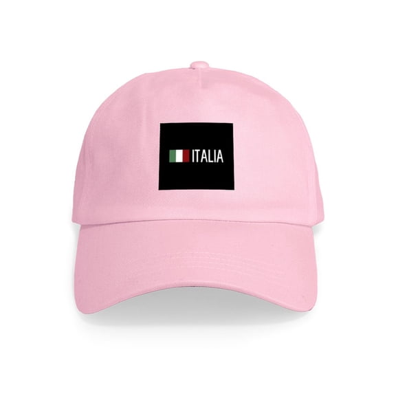 CafePress - Italy: Italia &Amp; Italian Flag Cap - Adjustable 100% Brushed Unisex Casual Cotton Baseball Cap, Beige, 1