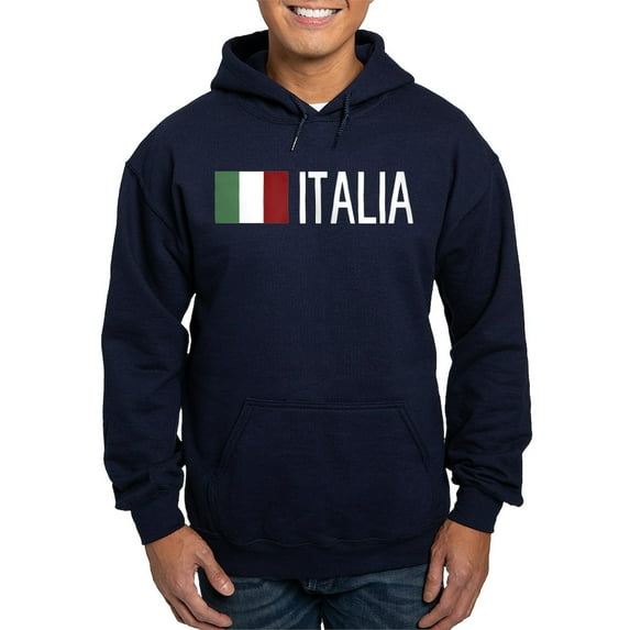 CafePress - Italy: Italian & Italian Flag Hoodie - Pullover Hoodie, Classic, Comfortable Hooded Sweatshirt