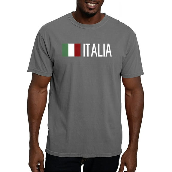 CafePress - Italy: Italian & Italian Flag T Shirt - Mens Comfort Colors Shirt