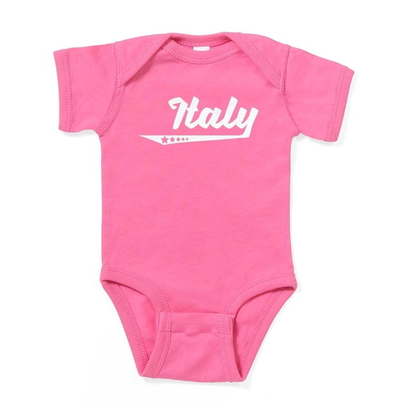 CafePress - Italy Retro Logo - Cute Infant Bodysuit Baby Romper - Size Newborn - 24 Months