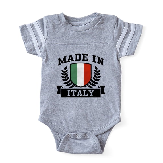 CafePress - Italymade - Cute Infant Baby Football Bodysuit