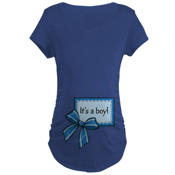 CafePress - Its A Boy! Maternity T Shirt - Maternity Dark T-Shirt