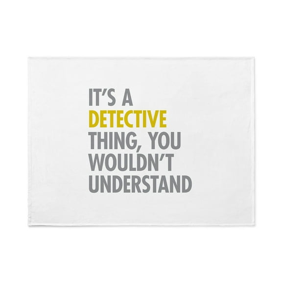 CafePress - Its A Detective Thing - Large Plush Fleece Throw Blanket, 80" L x 60" W
