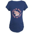 thumbnail image 1 of CafePress - Its A Girl Baby Elephant Maternity T Shirt - Maternity Dark T-Shirt, 1 of 3