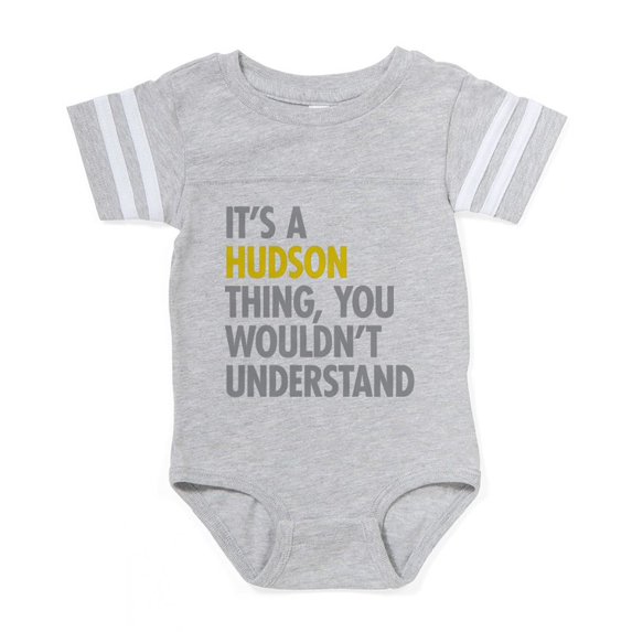 CafePress - Its A Hudson Thing - Cute Infant Baby Football Bodysuit