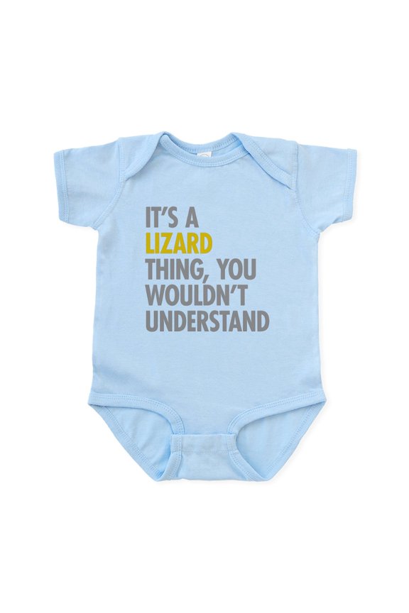 - Its A Lizard Thing Infant Bodysuit - Baby Light Bodysuit, Size Newborn - 24 Months