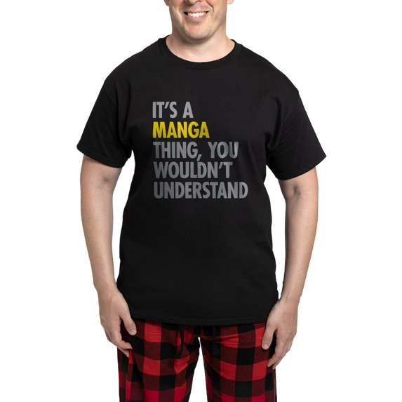 CafePress - Its A Manga Thing Pajamas - Men's Dark Loose Fit Cotton Pajama Set
