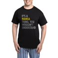 thumbnail image 1 of CafePress - Its A Manga Thing Pajamas - Men's Dark Loose Fit Cotton Pajama Set, 1 of 7