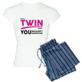thumbnail image 1 of CafePress - Its A Twin Thing, You Wouldnt Understand Pajamas - Women's Short Sleeve Print T-Shirt and Pants Light Cotton Pajama Set, 1 of 7