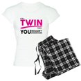 thumbnail image 1 of CafePress - Its A Twin Thing, You Wouldnt Understand Pajamas - Women's Short Sleeve Print T-Shirt and Pants Light Cotton Pajama Set, 1 of 7
