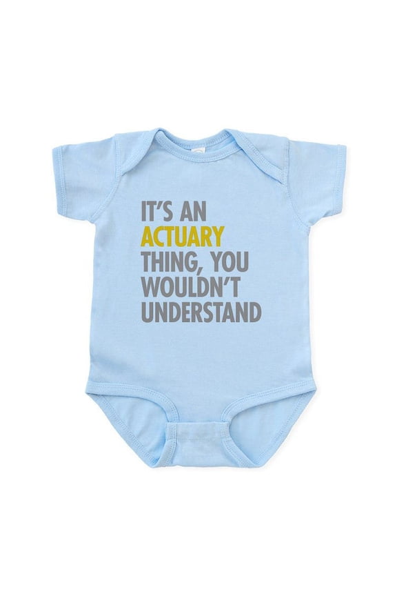 - Its An Actuary Thing Infant Bodysuit - Baby Light Bodysuit, Size Newborn - 24 Months