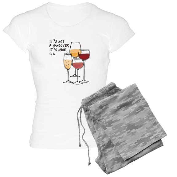 CafePress - Its Not A Hangover Its Wine Women's Light Pajamas - Women's Short Sleeve Print T-Shirt and Pants Light Cotton Pajama Set