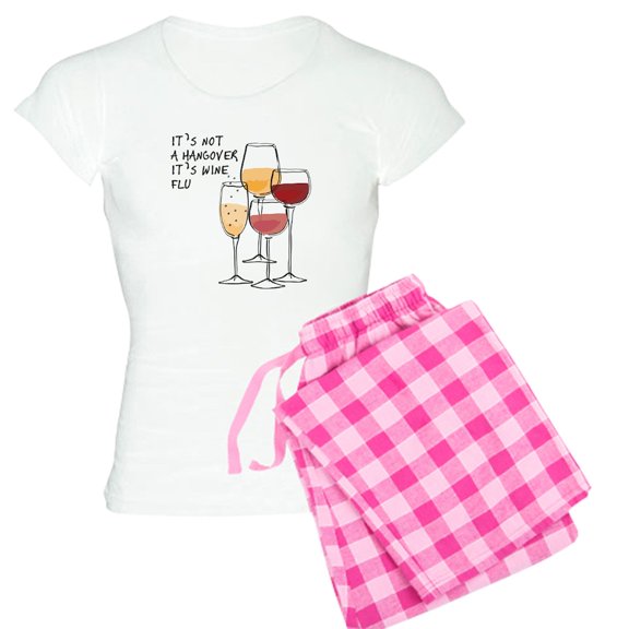 CafePress - Its Not A Hangover Its Wine Women's Light Pajamas - Women's Short Sleeve Print T-Shirt and Pants Light Cotton Pajama Set