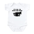 thumbnail image 1 of CafePress - Its OK Im With The Band Tuba Body Suit - Baby Light Bodysuit, Size Newborn - 24 Months, 1 of 4