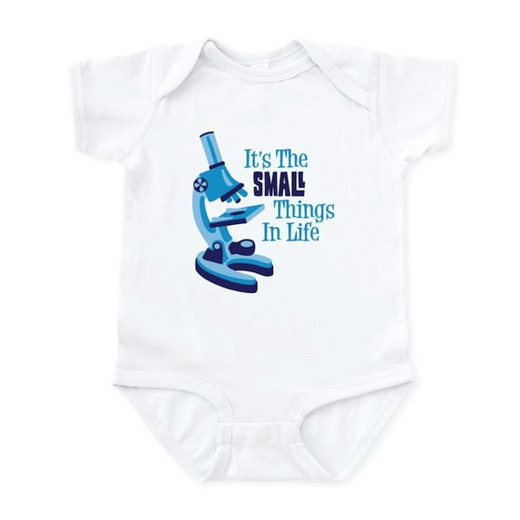 CafePress - Its The SMALL Things In Life Body Suit - Baby Light Bodysuit, Size Newborn - 24 Months