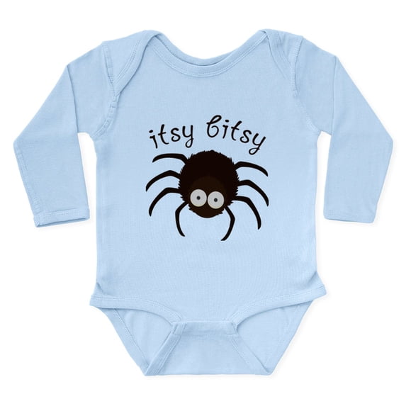 CafePress - Itsy Bitsy Spider Body Suit - Long Sleeve Cotton Baby Bodysuit