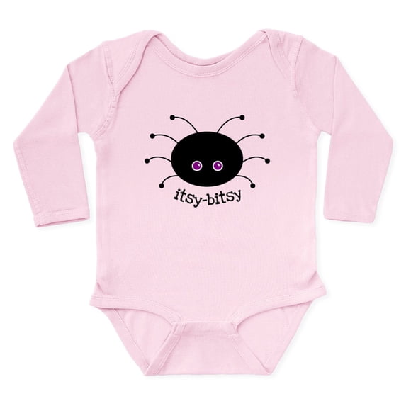 CafePress - Itsy Bitsy Spider Body Suit - Long Sleeve Cotton Baby Bodysuit