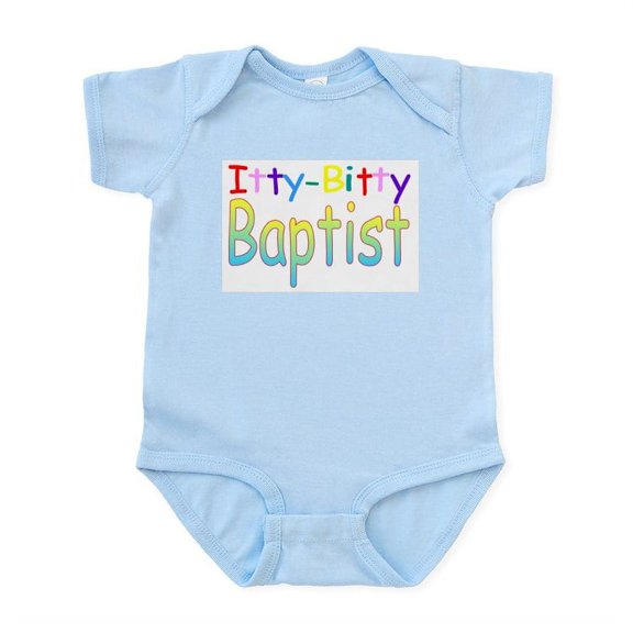 CafePress - Itty Bitty Baptist Infant Bodysuit - Baby Light Bodysuit, Size Newborn - 24 Months