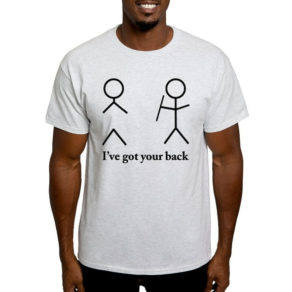 CafePress - Ive Got Your Back Light T Shirt - Men's Classic Graphic T-Shirt