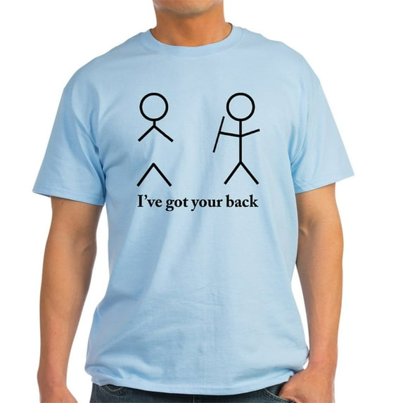 CafePress - Ive Got Your Back Light T Shirt - Men's Classic Graphic T-Shirt