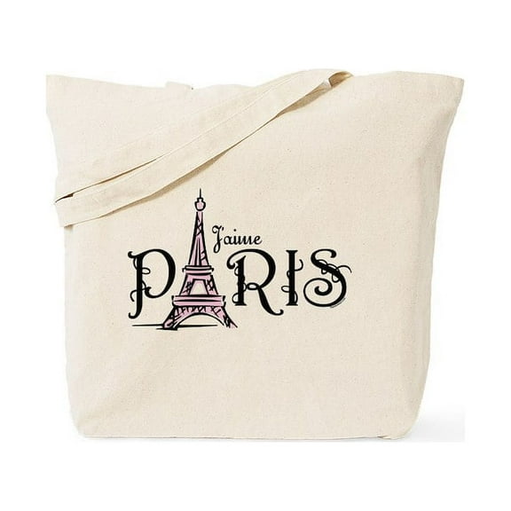CafePress - J'aime Paris Tote Bag - Unisex Canvas Tote Bag, Beige, 1-Piece