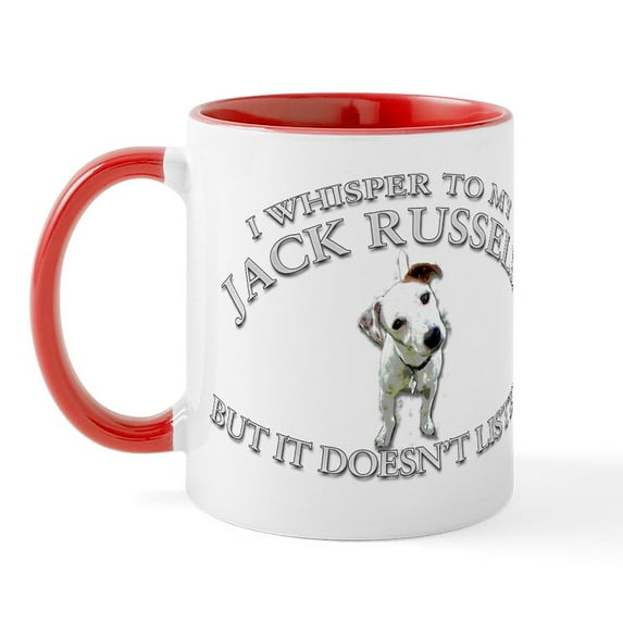 CafePress - JACK RUSSELL DOG WHISPERER Mug - 11 oz Ceramic Mug - Novelty Coffee Tea Cup