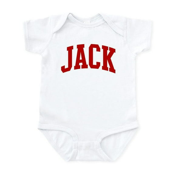 CafePress - JACK (Red) Infant Bodysuit - Baby Light Bodysuit, Size Newborn - 24 Months