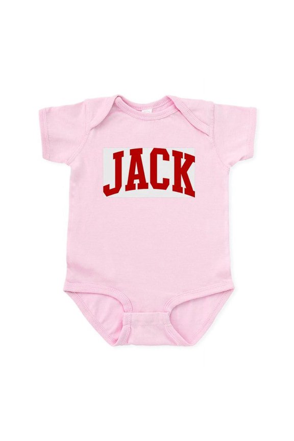 - JACK (Red) Infant Bodysuit - Baby Light Bodysuit, Size Newborn - 24 Months
