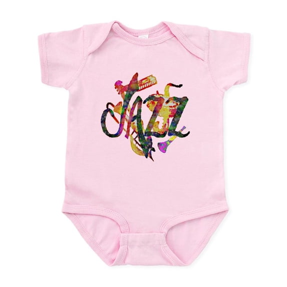 CafePress - JAZZ Infant Bodysuit - Baby Light Bodysuit, Size Newborn - 24 Months