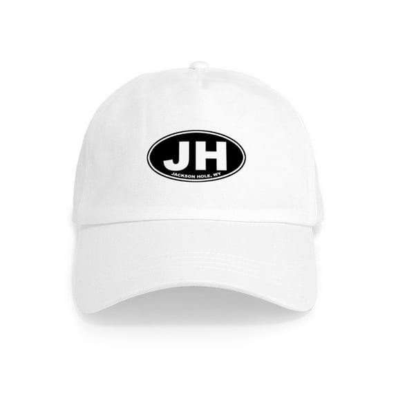 CafePress - JH (Jackson Hole) Cap - Adjustable 100% Brushed Unisex Casual Cotton Baseball Cap, Beige, 1