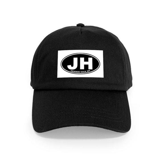 CafePress - JH (Jackson Hole) Cap - Adjustable 100% Brushed Unisex Casual Cotton Baseball Cap, Beige, 1